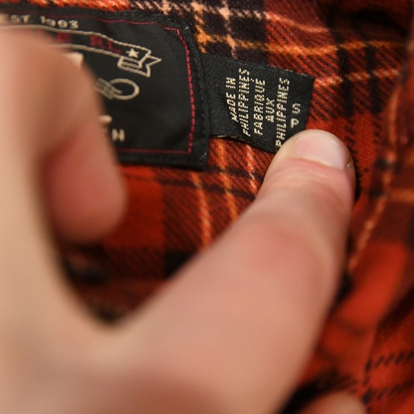 RRL CO Double RL Red Plaid Work Shirt S - Picture 3 of 8